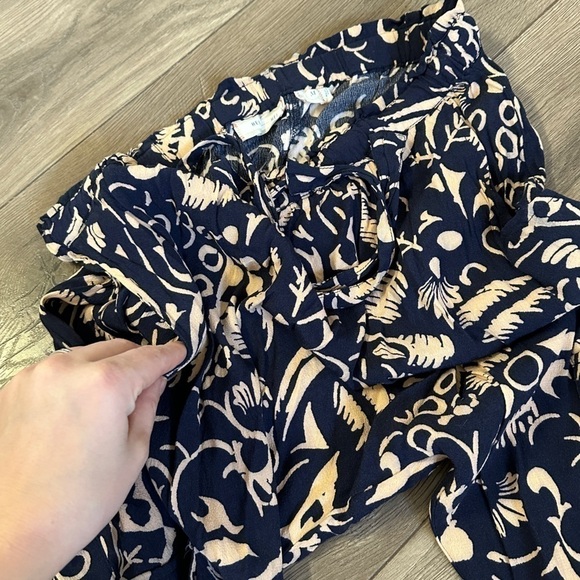 Anthropologie Hei Hei Harem Cargo Pants- Navy Cream size Medium - Picture 7 of 16